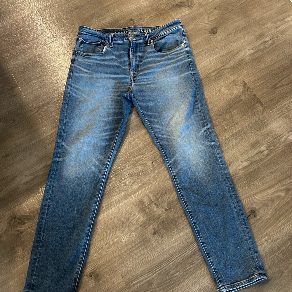 American Eagle Outfitters Slim Fit Blue Jeans